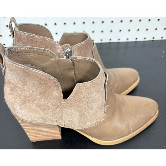 Marc Fisher leather & suede bootie size 6.5 - Picture 2 of 14